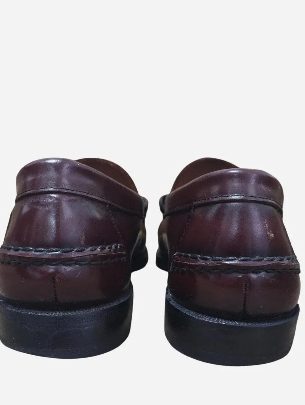 VTG Florsheim Classic Men’s Penny Loafers in Burgundy Size 8E All Leather